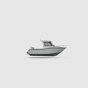 Profisher kapal pancing keluarga 6.25m 21ft harga rendah Yachts langsung dari produsen dengan berbagai fitur