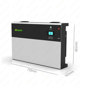 Batterie murale ultra-mince Delongtop 16S1P 48V 51.2V 200Ah pour applications domestiques et extérieures LFP51200 48v - Product Image 2