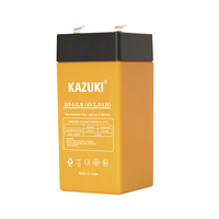 KAZUKI 4V 4.5Ah Baterai Isi Ulang AGM VRLA 4.5AH Daya Cadangan untuk Sistem Alarm / Lampu Darurat