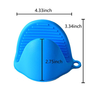 Mini gants de cuisine en Silicone de haute qualité, Clip d'isolation thermique, <span class=keywords><strong>Anti</strong></span>-brûlure, gants antidérapants, gants de <span class=keywords><strong>four</strong></span> à micro-ondes - Product Image 2