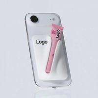 Étui de téléphone portable en silicone magnétique au design tendance avec support pour rouge à lèvres et baume à lèvres, accessoires pour téléphone