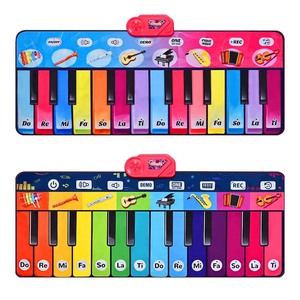 2024 niños Nueva simulación 14 teclas <span class=keywords><strong>juego</strong></span> <span class=keywords><strong>de</strong></span> <span class=keywords><strong>piano</strong></span> Mat juguetes <span class=keywords><strong>de</strong></span> gran tamaño multifunción música baile teclado <span class=keywords><strong>juego</strong></span> Mat Juguetes - Product Image 1