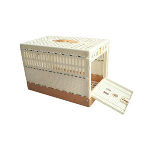 Katlanabilir plastik kuş ve güvercin seyahat taşıma kafesi evcil hayvan kuşları için eğitim ve serbest bırakma için kolay temizlenebilir - Product Image 2