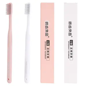 Promotion pp tooth brush custom logo u shape travel manual toothbrush kits orthodontic tooth brush