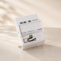 Medidor de Energía Digital Monofásico de 4 Módulos Fineco EM418-Mod 230V 10(100)A, Aprobado por MID, Medidor de Tarifa Dual, Modbus RTU/M-bus Clase 1