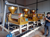 Presse à huile de tournesol Guangxin YZYX140CJGX, pressage à froid et à chaud