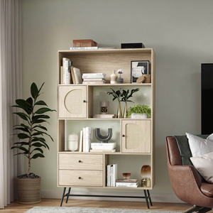 Libreria in stile moderno attira l'<span class=keywords><strong>attenzione</strong></span> con le sue linee semplici e il design pratico libreria con spazio di archiviazione generoso - Product Image 1