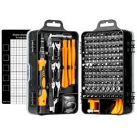 Kolarwin 138 en 1 kit de réparation de téléphone portable ensemble d'outils de réparation électronique magnétique jeu d'embouts de tournevis de précision