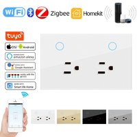 FIKO Smart American Socket EE. UU./Australia/Tailandia/Brasil/American Standard con WiFi/Zigbee/Homekit/Tuya/Smart Life App