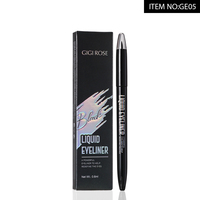 GIGI ROSE Marque privée Cosmétiques de marque personnalisée Durable Waterproof Anti-smudge Vegan Eyeliner Liquid Pen Makeup Factory Wholesale