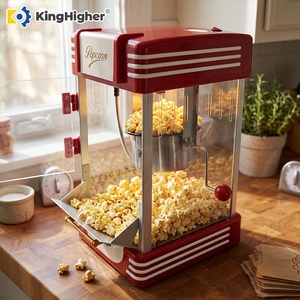Máquina de palomitas de maíz con calefacción eléctrica automática comercial de 220V, nueva condición, inflado esférico pequeño <span class=keywords><strong>para</strong></span> panadería, restaurantes, maíz - Product Image 1