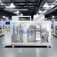 Machine de remplissage et d'emballage automatique multifonctionnelle pour sachets en plastique à soufflet latéral 3/4, haute précision pour poudre