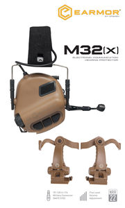 <span class=keywords><strong>Casque</strong></span> d'écoute électronique avec <span class=keywords><strong>casque</strong></span>, kit <span class=keywords><strong>de</strong></span> montage <span class=keywords><strong>de</strong></span> bandeau, adaptateur, <span class=keywords><strong>casque</strong></span> <span class=keywords><strong>de</strong></span> communication tactique avec haut-parleur, équipement <span class=keywords><strong>de</strong></span> protection individuelle - Product Image 5