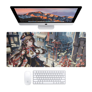 Genshin แผ่นรองเม้าส์ของ <span class=keywords><strong>Gundam</strong></span> League of Legends แผ่นรองเมาส์ลายปีศาจแบบไม่กระแทก - Product Image 6