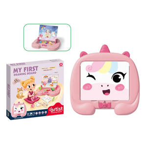 二合一卡通恐龙独角兽画板新款儿童早教磁性书写玩具跨界画板 - Product Image 3