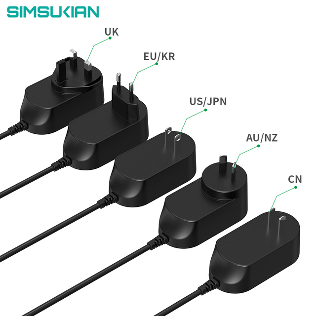 24W Wall Charging Power Supply Adapter PD Function EU/US/UK Compatible 5V/2.4A Laptop OVP/OPT/OCP/Short Circuit Including