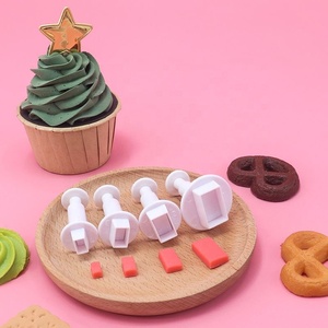 Moule à biscuits <span class=keywords><strong>rectangulaire</strong></span> à pression, forme géométrique simple, outil de cuisson de simulation d'usine, <span class=keywords><strong>emporte</strong></span>-pièces DIY - Product Image 2