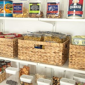 Custom Shape Water Hyacinth Caddy Handcrafted Utensil Organizer Multifunctional for Kitchen <b>Cheap</b> Price - Product Image 2