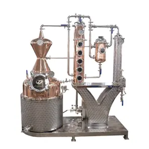 Commerciële Koper Distilleerderij Systeem Distille Gin Stills Distilleerderij Apparatuur Wodka Distilleerderij Voor Verkoop