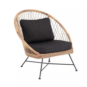 Ensemble de table et chaises de balcon extérieur, style créatif, en rotin, trois pièces, pour terrasse et gîte - Product Image 5