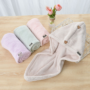 Toalla <span class=keywords><strong>de</strong></span> Secado <span class=keywords><strong>de</strong></span> Cabello Personalizada para <span class=keywords><strong>Mujer</strong></span>, Absorbente, <span class=keywords><strong>de</strong></span> Secado Rápido, Hipoalergénica, Ecológica, Pañuelo para la Cabeza, Gorro <span class=keywords><strong>de</strong></span> Baño - Product Image 2