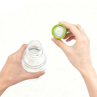 Tutup Botol Plastik BSTBIO PP dengan Bubuk Teh Hijau Matcha untuk Minuman 2g/Tutup Bubuk Matcha
