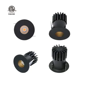 실내 호텔 눈부심 방지 조명 9W antiazle 매입 형 깊은 COB 천장 스포트라이트 led 조명 downlight