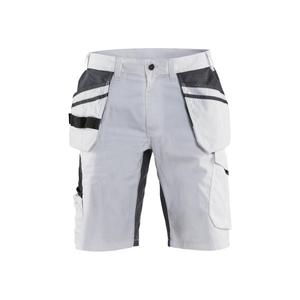 BLAKLADER - 109913301098C52 <b>Painters</b> shorts with stretch White/Dark grey - EAN 7330509659144 WORK TROUSERS WORK SHORTS - Product Image 1