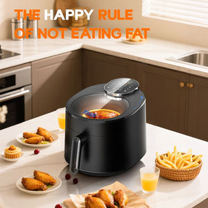 Friteuse à air Dsp Kb2178 1001-1500W, électrique, ronde, pour comptoir, cuisson rapide, facile à nettoyer - Product Image 2