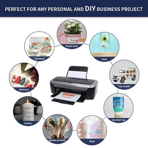 Winner <strong>Transfer</strong> Ready to Ship A4 Laser No Cut clear Film Free <strong>Waterslide</strong> Decal <strong>Transfer</strong> Paper for Ceramic Products - Product Image 3