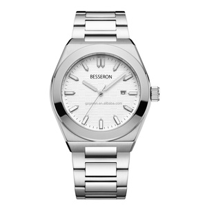 China OEM Luxury Custom MIYOTA Japan Movement Business 42mm Stainless Steel <b>Men's</b> Mechanical Wrist <b>Watch</b> Ceramic Band Analog - Product Image 3