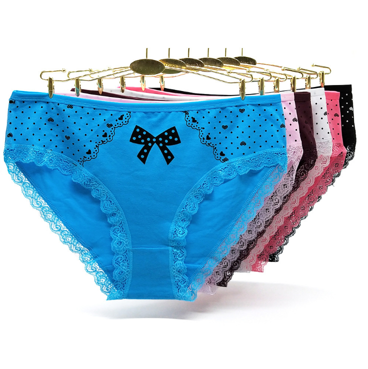 Оптовая продажа, женские трусики со средней талией, Сексуальное Милое нижнее белье, трусы для женщин