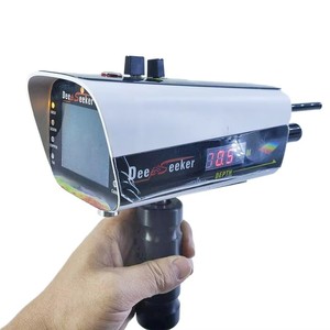Détecteur de métaux 3D longue portée souterrain 50M de profondeur, détection d'eau, 5 systèmes de recherche, bobine de 40cm, portée 3000M, or - Product Image 4