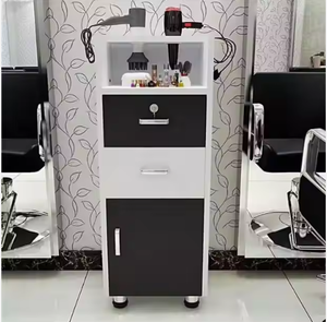 Barber shop <b>tool</b> cabinet <b>trolley</b> hair salon dedicated multi-functional workbench beauty salon hair salon floor storage rack - Product Image 3