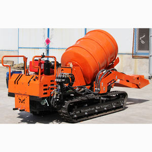 Mesin mixer beton/mixer beton dengan mesin pompa diesel/Mixer beton mortar semen tipe crawler Mini - Product Image 2