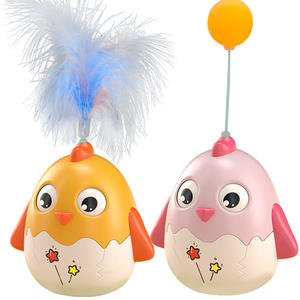 Juguete para gatos Campana Vaso Artefacto para gatos Palo <span class=keywords><strong>de</strong></span> plumas <span class=keywords><strong>de</strong></span> <span class=keywords><strong>ping</strong></span>-pong Palo para gatos Juguete para mascotas - Product Image 4