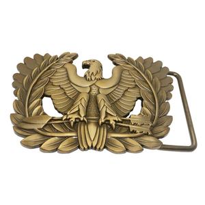 Groothandel Custom Logo Metalen Ambachten Ontwerp Zink Legering Spuitgieten Antiek Goud Western Pin 3d Adelaar Riem Gesp Voor Mannen - Product Image 2