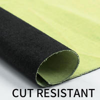 Tissu en sergé aramide personnalisé-Ignifuge, résistant aux coupures et aux déchirures, matériau ignifuge pour vêtements de pompier