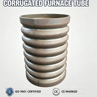 Tubo Corrugado Personalizado para Horno, Acero al Carbono SA516GR70 Q345R, Horno Corrugado para Calderas de Tipo Carcasa con Tubos de Fuego