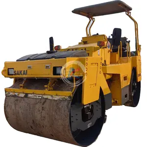 Cheap price 9 ton Road compactor equipment SAKAI SW750N used small Steel wheel SAIKAI Road roller