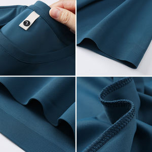 T-shirt d'été décontracté à séchage rapide pour hommes avec col rond Matériau durable Broderie personnalisée Logo Oversiz Shirts Xxx Tee Shirts - Product Image 5