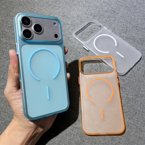 เคสโทรศัพท์แบบแข็งบางพิเศษ หน้าต่างขนาดใหญ่ ผิวด้าน สำหรับ iPhone Air 16 15 Pro Max, เคสใสแม่เหล็กสำหรับ iPhone 17 - Product Image 4
