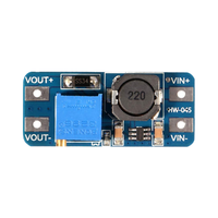 Modul Peningkat DC-DC 2A Booster Input 3V/5V hingga 5V/9V/12V/24V Dapat Disesuaikan MT3608