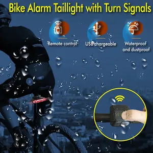Actory-luz trasera para bicicleta con control remoto, luz antirrobo recargable, venta directa - Product Image 6