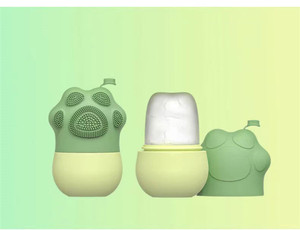 Handheld Silicone Facial Ice Roller Reusable <b>Face</b> Massager with Targeted Eye Area Wrinkle Remover Mold - Product Image 3