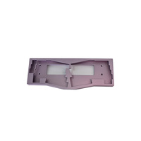 Coque de clavier de jeu mécanique en alliage d'aluminium usiné CNC de forme spéciale, anodisation multicolore, service d'usinage CNC