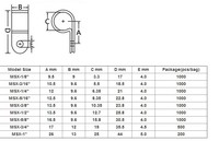 Ventes chaudes au Canada : Clips de câble en plastique de type R en nylon 66 de 8,35 mm (5/16 po) pour isolation électrique, blancs et noirs