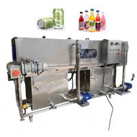 Pasteurisateur Stérilisateur Tunnel Continu Compact Personnalisable pour Bouteilles, Bocaux, Canettes et Récipients Alimentaires (Bière, Vin, Cornichons, Sauces, Ketchup, Jus, Confitures)