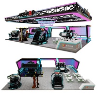 Parc d'Attractions VR Réalité Virtuelle Simulateur de Jeux d'Arcade 9D VR Gaming Parc d'Attractions Extérieur Machine de Jeu 12D Aire de Jeux Intérieure pour Enfants