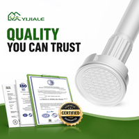 YIJIALE – Tringle de douche en acier au carbone épaissi de 25 mm, 0,95-1,5 m, à fixation sans outil par torsion, pour salle de bain – Vente en gros directe usine (13 ans d'expérience)